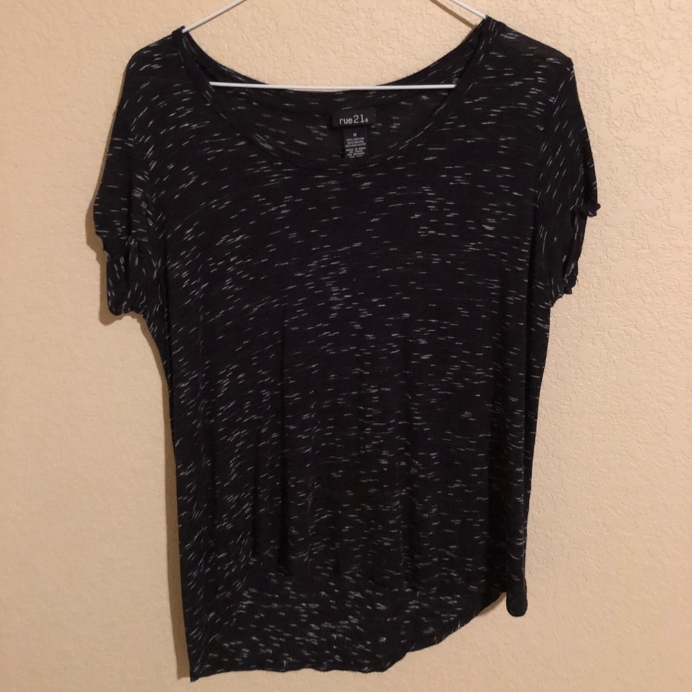 Black & grey tee